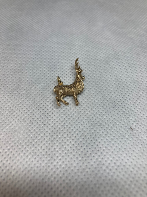 Exmoor Stag Charm in 9ct Gold