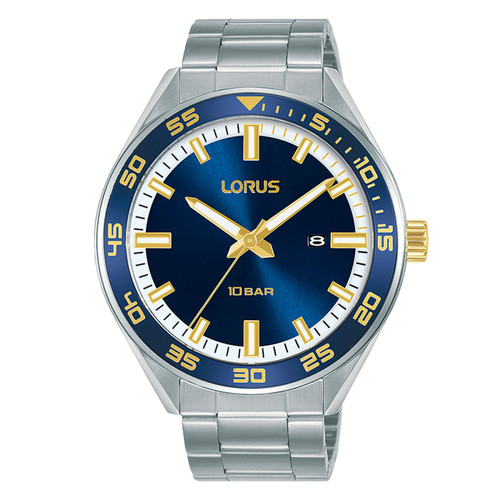 Lorus Gents Stainless Steel Watch RH933NX-9 RRP £69.99 Use code Y8VS1483B for 20% discount