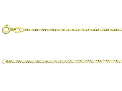 9ct Yellow Gold Figaro Chain