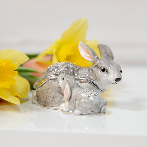 Treasured Trinkets by Juliana - Rabbit With Baby