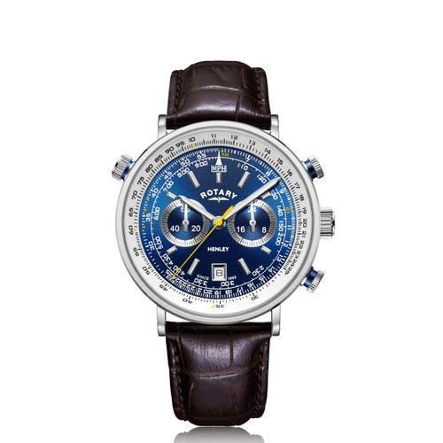 Rotary Henley Chronograph Gents Strap Watch GS05235/05 RRP £209.00 Now £166.95