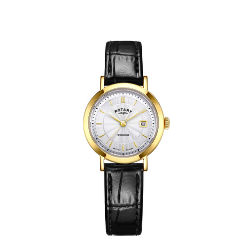 Ladies Rotary Windsor Gold Plated Strap Watch LB05423/01 RRP £155.00 Now £124.95