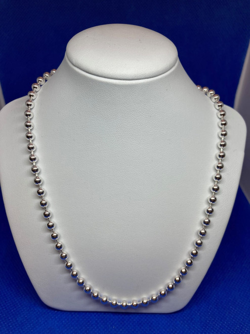 Sterling Silver 4.5mm 16" Ball Chain Necklace