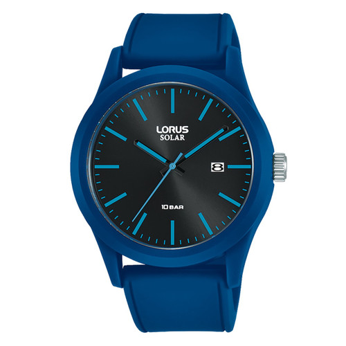 Lorus Gents Solar Silicone Strap Watch Use code Y8VS1483B for 20% discount