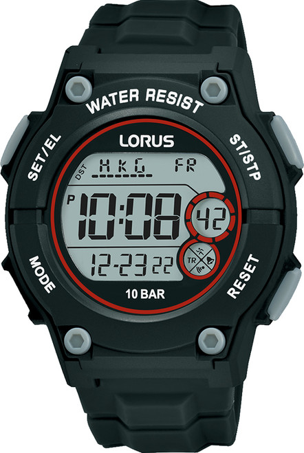 Lorus Digital Watch With EL Back Light R2329PX-9 RRP £34.99