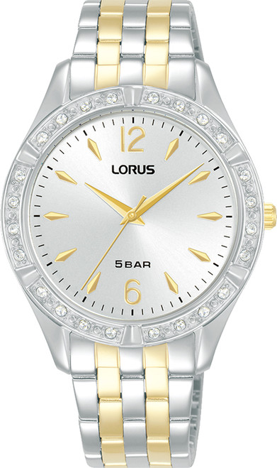 Lorus Ladies Stone Set Bezel Bracelet Watch RG267WX9 RRP £84.99 Use Code IL9881FJ690 For 20% Discount