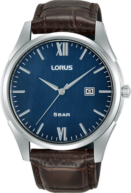 Lorus Gents Navy Blue Dial Strap Watch RH993PX9 RRP £64.99 Use code Y8VS1483B for 20% discount