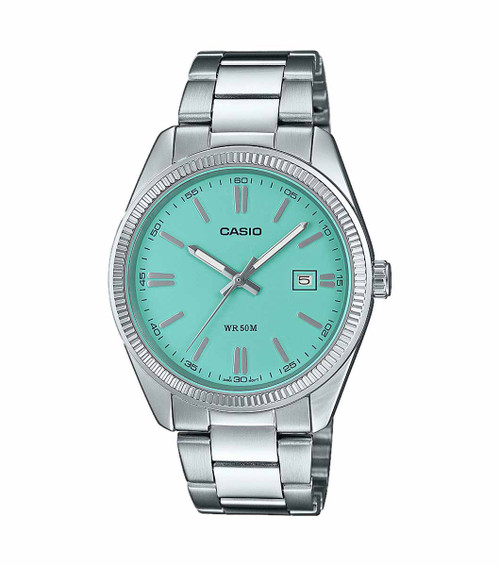 Casio Turquoise Dial Dress Watch MTP-1302PD-2A2VEF RRP £44.89 Now £39.95
