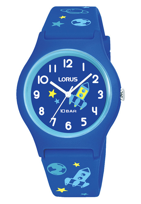 Lorus Blue Kids "Rocket" Watch RRX45HX9 RRP £29.99 Use Code IL9881FJ690 For 20% Discount