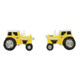 Yellow Tractor Cufflinks