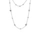 Sterling Silver Freshwater Pearl Twist Necklace