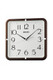 Seiko Retro Silent Square Wall Clock QXA833B RRP £49.00 Use Code K95T9K2P0GF4 for 11% Discount