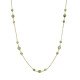 Pretty 9ct Yellow Gold Jade Necklace