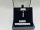 9ct White Gold Diamond Drop Pendant