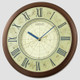 Seiko Retro Cream & Brown Consellation Wall Clock RRP £89.00 Use Code K95T9K2P0GF4 for 11% Discount