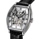 Rotary Gents 1895 Tonneau Automatic Skeleton Strap Watch RGS10109/06 RRP £239.00  Use code GKNO270OR8ER for 20% Discount