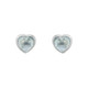 Espree Sterling Silver Topaz Blue Stud Earrings