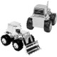 Silver Plated Tractor /  Digger Money Box