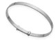 Silver Childs Plain Expanding Christening Bangle