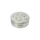 Pewter 3D Flower Trinket Box