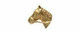 9ct Gold Horse Head Tie Tac