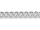 Sterling Silver Strong 2.5mm  Curb Chain  In 16" to 22" Lengths
