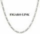 Sterling Silver 2mm Figaro Chain In 16", 18" & 20"