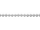 Sterling Silver 1.5mm Round Ball Chain In 16",18",20" & 22" Lengths