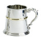 Pewter 1pt Franklin Heavy Brass Band Tankard