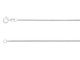 Sterling Silver 1.3mm Box Chain In 16", 18" & 20"