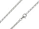 Sterling Silver 3mm x 2.5mm  Oval Belcher Chain In 16", 18",  20" , 22"&  24" Lengths