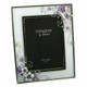 Juliana Pink Butterfly/Flowers Glass Wire Photo Frame 5" x 7"