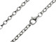 Sterling Silver 4.2 x 3mm Oval Belcher Chain