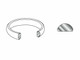 Palladium Gents 4mm Medium Weight D Shape Wedding Ring