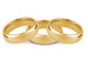 Gents 9ct Yellow Gold Court Shape Heavy Weight Wedding Ring in sizes Q-Z+4