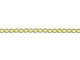9ct Gold Hallmarked Curb 1.5mm Pendant Chain With Bolt Ring Clasp