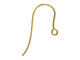 9ct Yellow Gold Plain Hook Wires