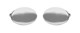 Sterling Silver Oval Lined Edge Cufflinks