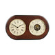 Woodford Veneered Oak Barometer & Clock