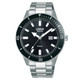 Lorus Gents Black Dial Stainless Steel Solar Watch RX311AX9 £89.95