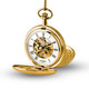 Rotary Gold Plated Full Hunter Pocket Watch & Chain MP00727/01 £166.95