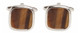 Tigers Eye Cushion Shape Cufflinks