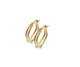 9ct Gold Double Square Hoop Earrings