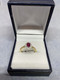 18ct Oval Ruby & Diamond Cluster Ring