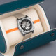 Accurist Origin Men's Chronograph Watch  Gunmetal Case & Cream Canvas Strap 70004 RRP £199.00 Now £158.95