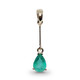 9ct Emerald Bar Pendant