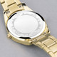 Accurist Gents Gold Plated Solar Green Dial Bracelet Watch 74018 RRP £129.00 Now £102.95