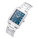 Lorus Gents Blue Dial Rectangular Bracelet Watch RH935RX9 RRP £64.99