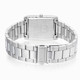 Lorus Gents Blue Dial Rectangular Bracelet Watch RH935RX9 RRP £64.99