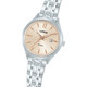 Lorus Ladies Peach Dial Stainless Steel Bracelet Watch RJ297BX9 RRP £69.99 Use code Y8VS1483B for 20% discount